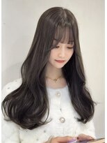 ザックラフィネ(ZACC raffine) オリーブベージュ/ワンカラー/レイヤーカット