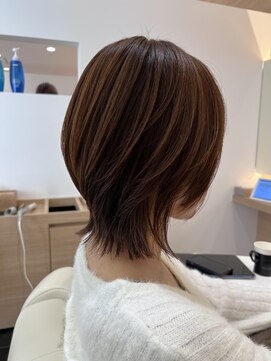 イデア 三郷中央店(IDEA) 小顔見え外ハネミディレイヤー