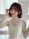ショート・ボブレイヤー/レイヤーカット/顔周り・フェイス/20代