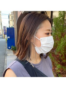 リヤン(Le lien) デザインカラー/暗めカラー/グランマッシュ/髪質改善/溝の口