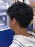 オーダー:短めで前髪上げる感じで