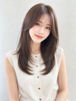 ムーン 仙台一番町店(OON)&nbsp;韓国レイヤー/ナチュラルブラウン/顔周りレイヤー/髪質改善/仙台