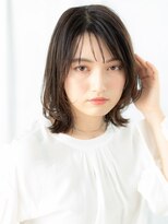 ドクターズサロン LAB 小山店&nbsp;髪質改善ココアブラウン外ハネウルフくびれヘアg小山30代40代
