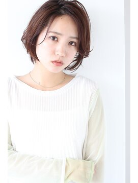 アンダーバーホワイトモデ 河内長野(_WHITE mode) ☆エアリーショートボブ　河内長野×千代田