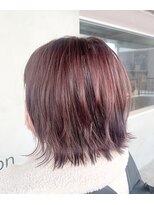 イフ ヘアーサロン(if... hair salon) ☆お客様style☆外で見えるピンクベージュ