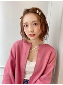 ボブスタイル ピンを使った簡単アレンジ【横浜】W
