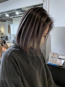 タオ 河原町(Tao) ボブとバレイヤージュ