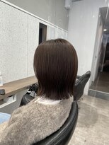 シェル 立川(shell)&nbsp;ナチュラルベージュ/外ハネ/ワンレンボブ