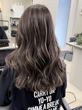 ジルブラン(JIL BLAN) ハイライトバレイヤージュダブルカラー20代30代40代グレージュ