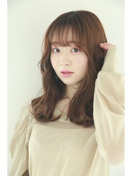 エクリジユウガオカ(equri Jiyugaoka) 【自由が丘】フェミニンな大人ミディ×インナーグレージュ/30代