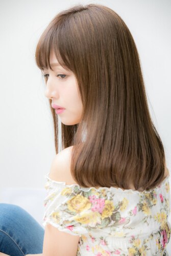 ◆全体染め+オーガニックトリートメント \4400→\3300　※ロング料金無し