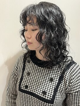 ウクラ バイ レシッド 池袋(uchla by rcid) イメチェンこなれミディ♪スパイラルウェーブパーマエアウェーブ
