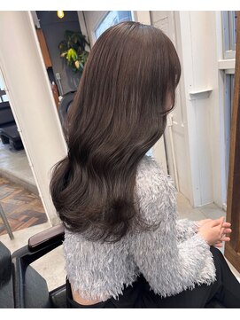 エル バイ ホーム(L by HOME) ブラウンヘア　トーンダウンカラー　透けカラー　似合わせカット