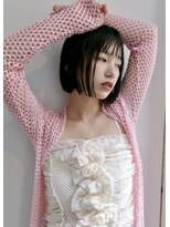 ウーフ(U-fu) 暗髪顎ラインbob