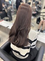 ペレ 栄店(PELE) デザインカラー/レイヤーカット/ウェットヘア/オリーブベージュ