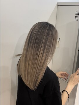 フク ヘアーワークス バイ フェニーチェ(fuku hair works by FENICE) バレイヤージュ