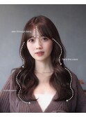 韓国風パーマ/コテ巻き風パーマ/レイヤーカット/韓国ヘア