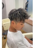 ハイライトツイスパアップバング