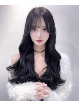 ユーフォリア 渋谷グランデ(Euphoria SHIBUYA GRANDE) ブルーブラック　ブルージュ　暗髪　艶髪　黒髪　YUKI