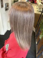 ダブル アンダーバー サロン(W_SALON) 【W_SALON 河原町】ミルクティーアッシュ/髪質改善