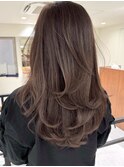 ハイライトバレイヤージュダブルカラーショートカット