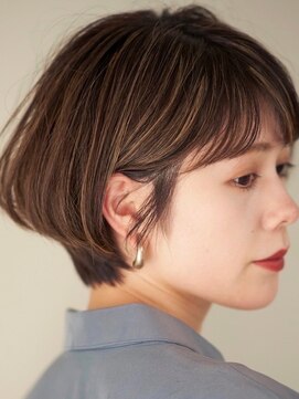 オンカラー(ON.COLOR) 大人ハイライトブラウンベージュセミロング40代50代