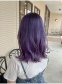 ブリーチありラベンダーカラー