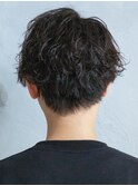 メンズツイストパーマ束感トラッドオシャレ感ショート
