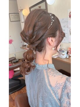サロンドミナ(SALON DE MINA) カール編み下ろし