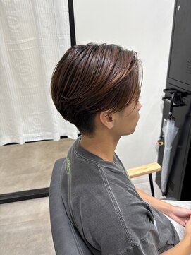 オルカ(ORCA) 曲がる縮毛矯正/men's/センターパート/ダウンパーマ/新宿/藤沼