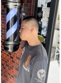 Buzz cut taper fade