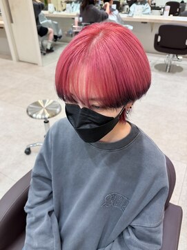 シュク 高円寺(SYUK) エンドカラー/デザイン/ピンクレッド/裾/ケア【SYUK高円寺kanna