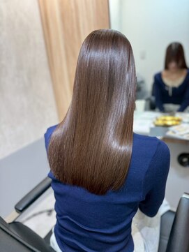 プレバイイオエ 三宮店(pre. by ioe) 髪質改善/ココアベージュ/小顔カット/縮毛矯正／レイヤーカット