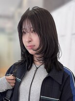 アトロ(Atoro)&nbsp;梅田/レイヤー/レイヤーカット/顔まわりカット/ミディアム