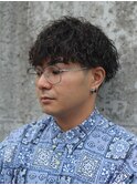 縦落ちツイスパ/ツイストスパイラルパーマ/岡崎メンズパーマ