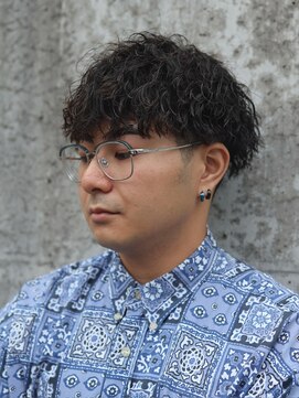 ハニー(HONEY) 縦落ちツイスパ/ツイストスパイラルパーマ/岡崎メンズパーマ