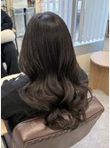 レイヤーカット×コテ巻き