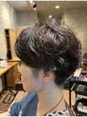 伊勢崎大人のベリーショートパーマ