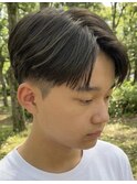 ショートセンターパート