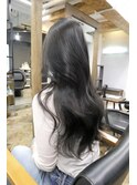 シルキーグレー×くびれヘア
