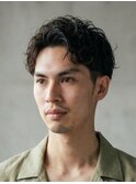 メンズ・ビジネスショート・無造作パーマ　滋賀・草津♯126