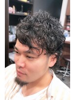 アミューズ(amuse)&nbsp;無造作パーマヘアｂｙカットハウスアン