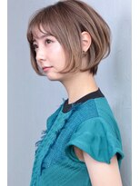 プランツヘアー&nbsp;大人ハイライトボブ　春　博多美容室プランツヘアー