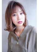 【Taylor 】☆大宮  キャラメルベージュ×外ハネミディ