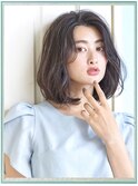 『noah parfait大島流』透明感◎アッシュベージュ外ハネロブ