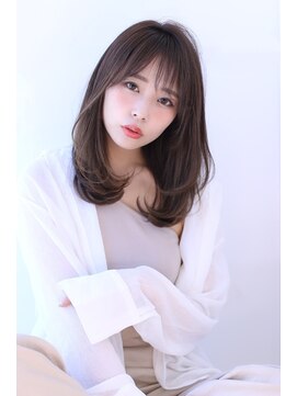 オーロ 宝塚店(ORO) オリーブカラーハイライトカラー小顔セミウェットウェーブ