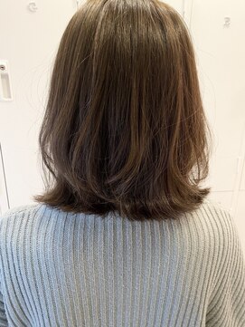 ナンバー ジェミカ 札幌(N° jemica) 大人かわいいくびれミディラベンダーインナーカラー