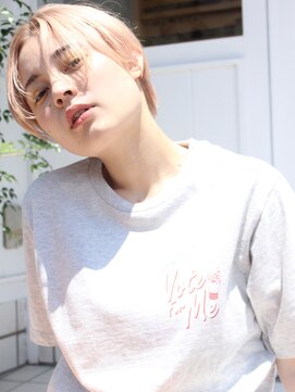 デイ(DAY.) ハイトーンカラー ハンサムショート ピンクカラー