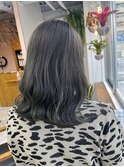 【人気急上昇】ブリーチなしでオリーブグレージュ♪