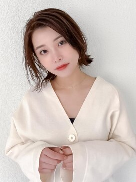 オーブ ヘアー シャノン 都城店(AUBE HAIR shanon) 20代・30代_外はねボブ